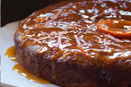 Fondant clémentine, huile d'olive & vinaigre de clémentine